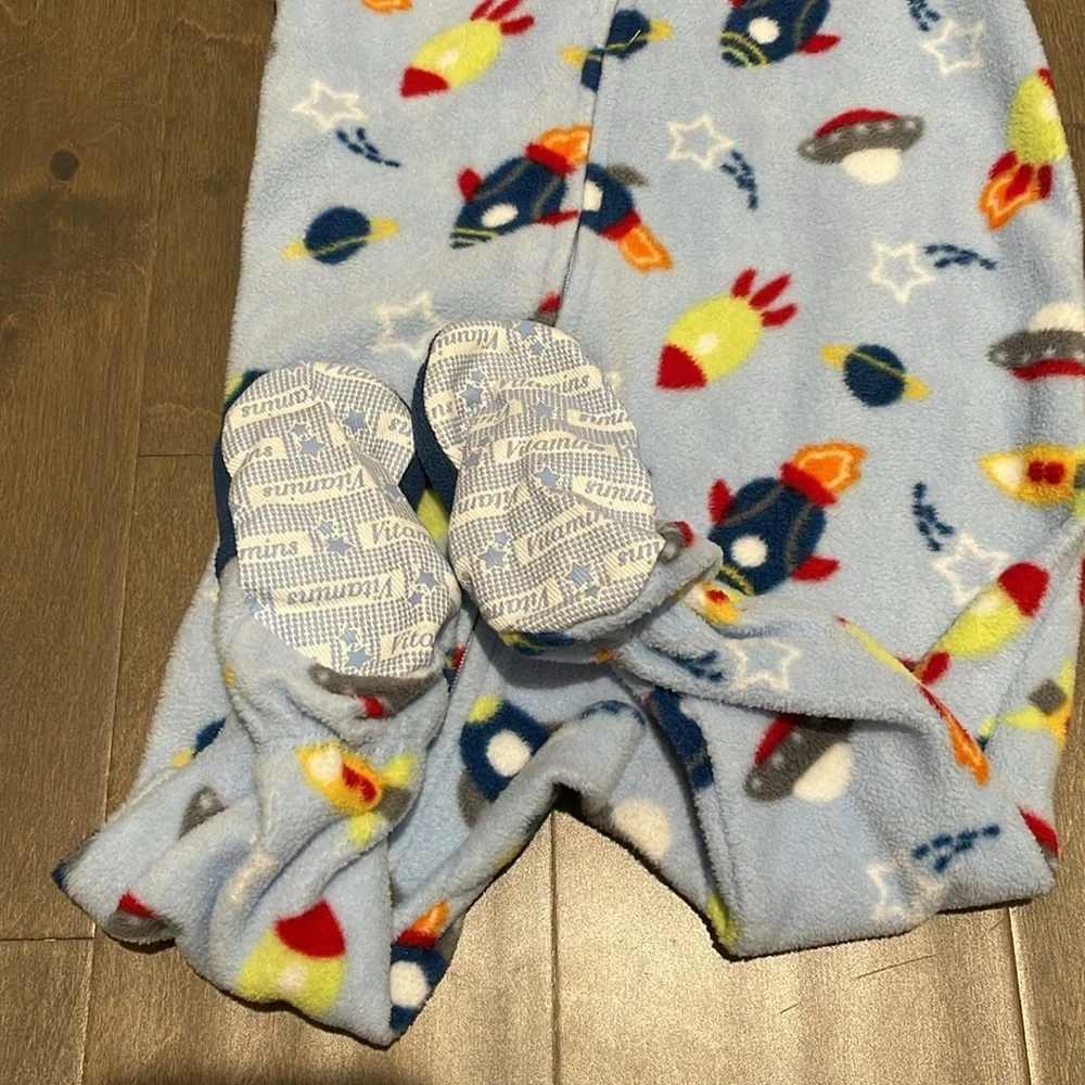 (Vitamins Kids) Fleece winter baby pajama size 12M